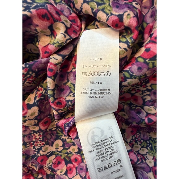 Lauren Ralph Lauren Curve Zachari Midi Shirt Dress Size 8 - Picture 10 of 11